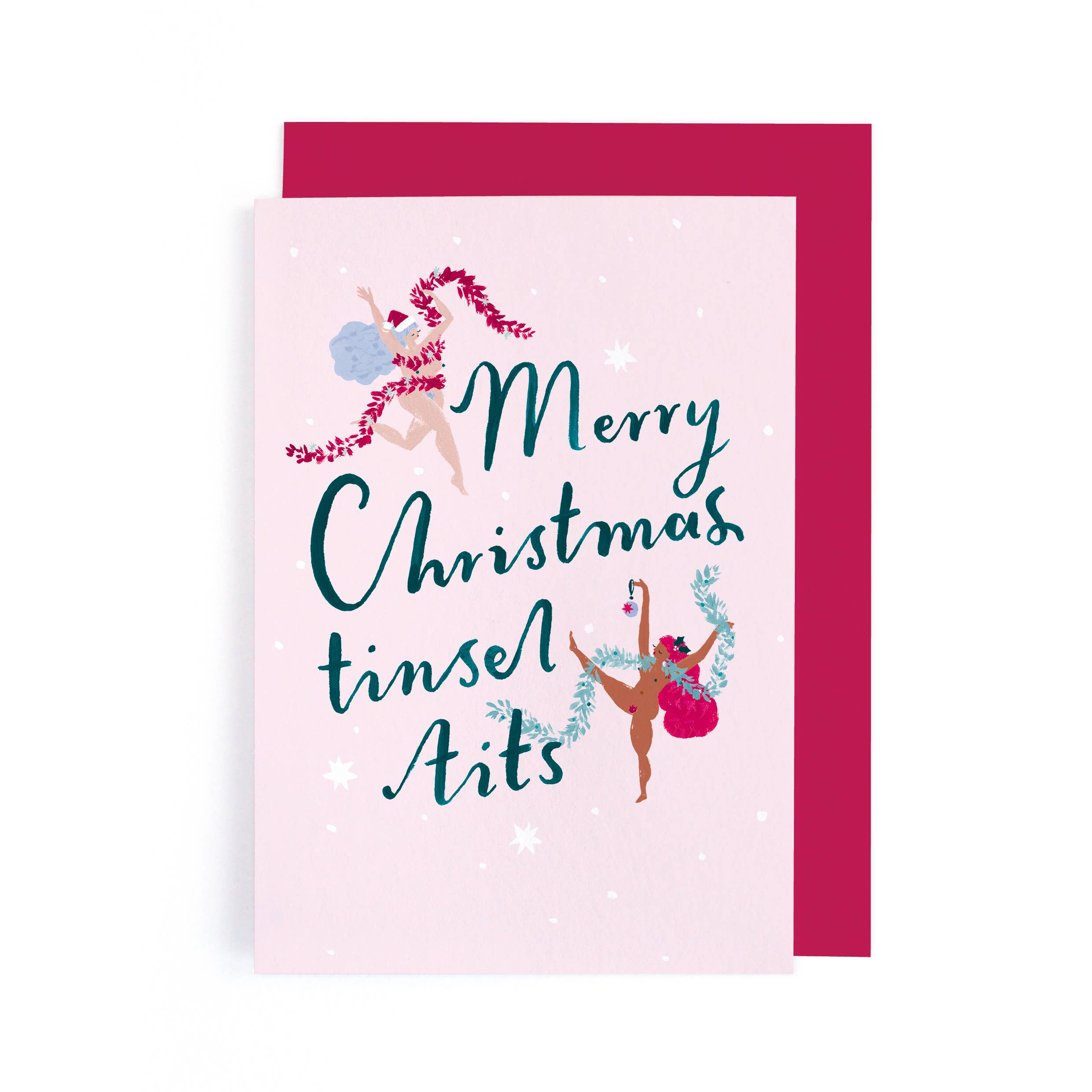 Sister Paper Co. - Wholesale Christmas card - Tinsel Tits Christmas Card | Funny Christmas Card | Feminist5