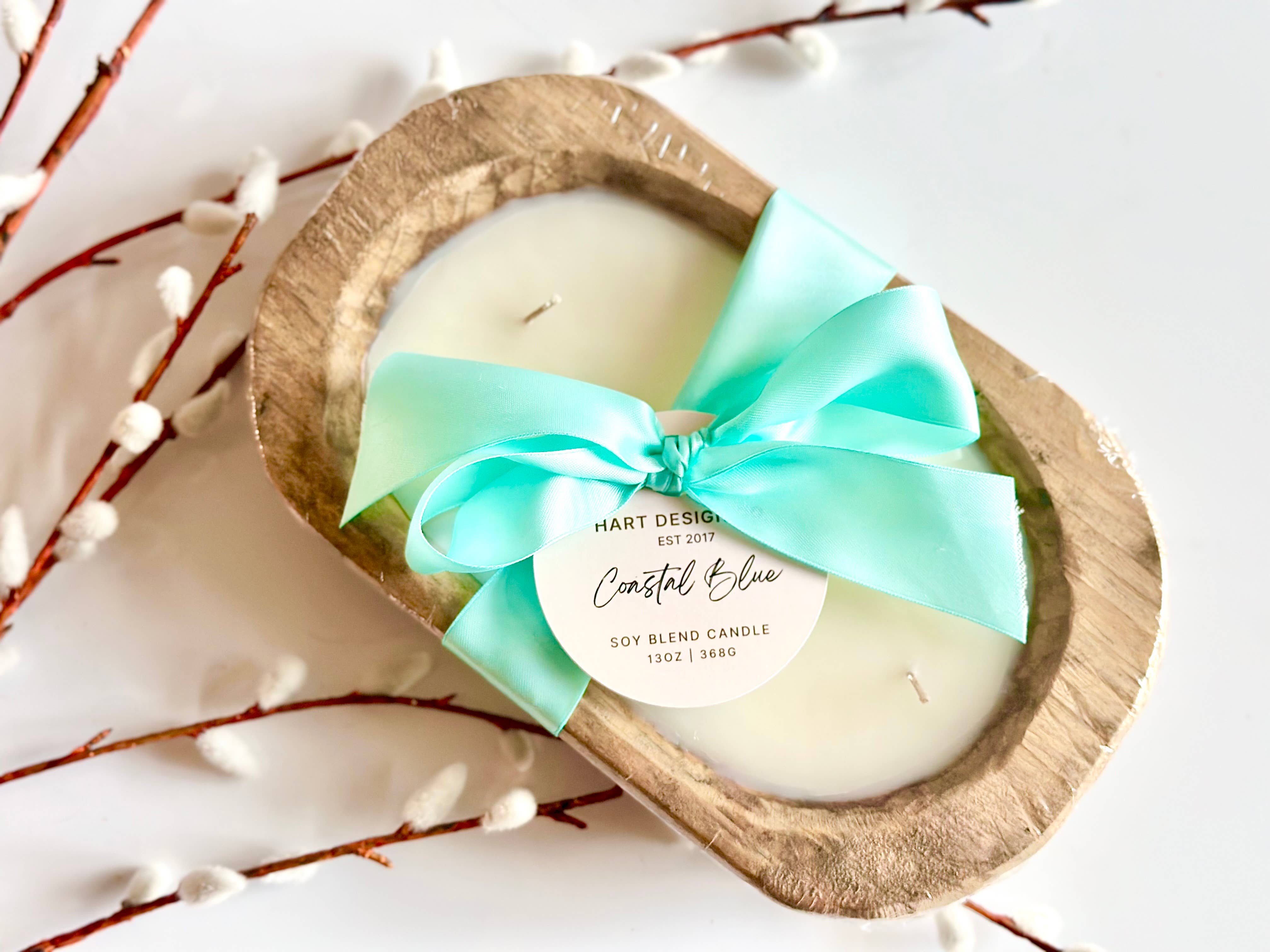 Hart Design Co - Wholesale Travel Candles - Coastal Blue Volcano Candle **2026 NEW RELEASE1