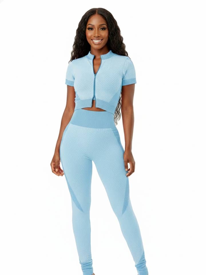 Kortærmet vaffelafgrødetop og leggingssæt for engroshandel hos To Star