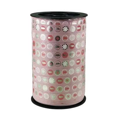 Krullband – Julsymboler – Rosa/Silver för wholesale av Mini Art Products