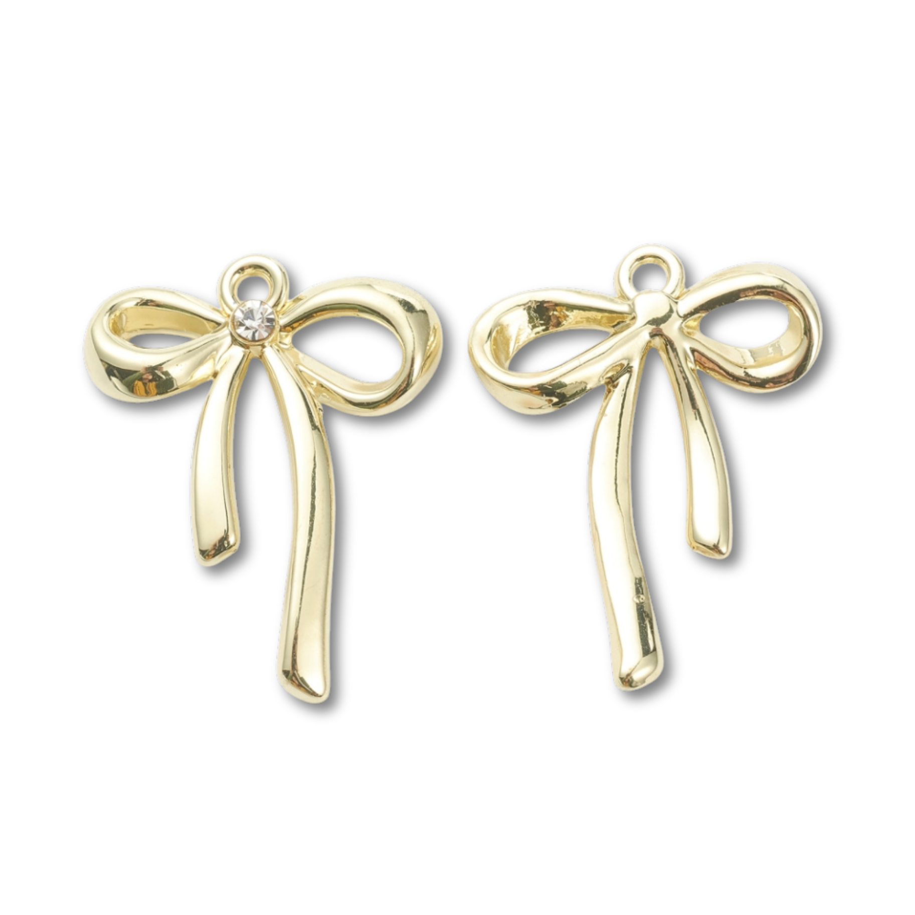 Love, Paige Designs - Venta al por mayor Abalorios/colgantes individuales - Colgante de Lazo de Aleación de Oro1