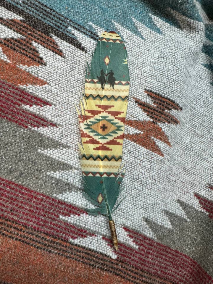 Plume de Chapeau Heureux Ensemble - Accessoire de Chapeau Western pour la vente par Buckaroo Supply Company