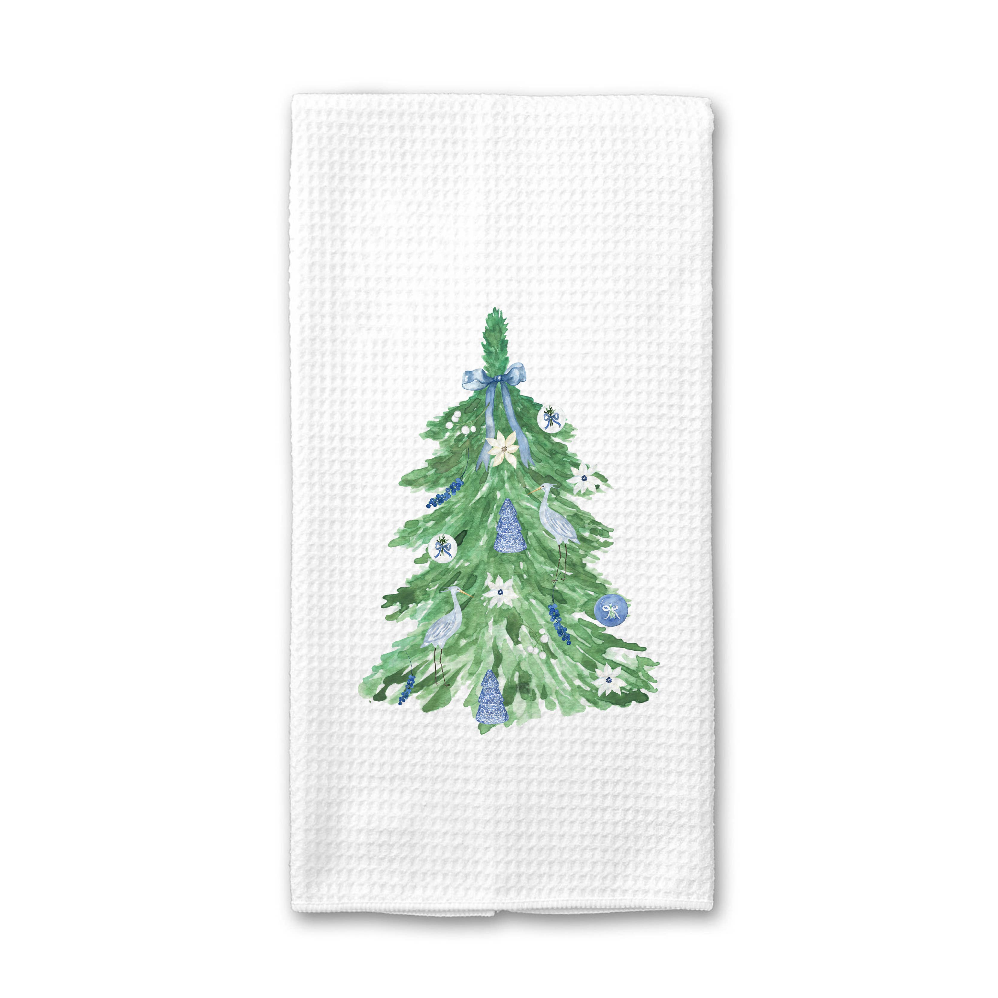 Canary Road - Vente Torchons - Serviette de sapin de Noël Chinoiserie, décoration de cuisine de vacances1