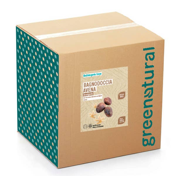 AVENA WRAPPING SHOWER GEL - GREENATURAL 10kg BAG for wholesale by GREENATURAL