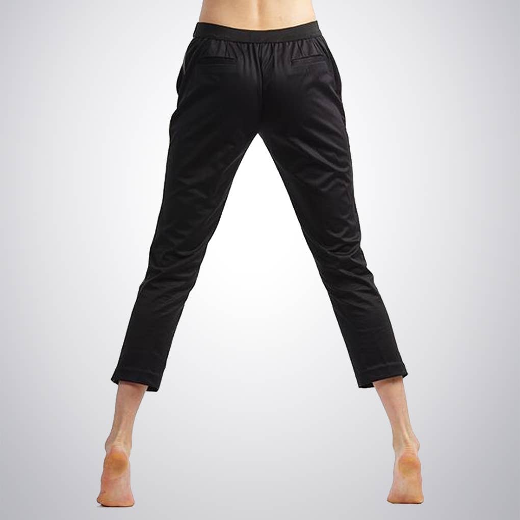 Hands To Hearts - Wholesale Pants - Women's - Tuxedo Stripe Trouser Black1