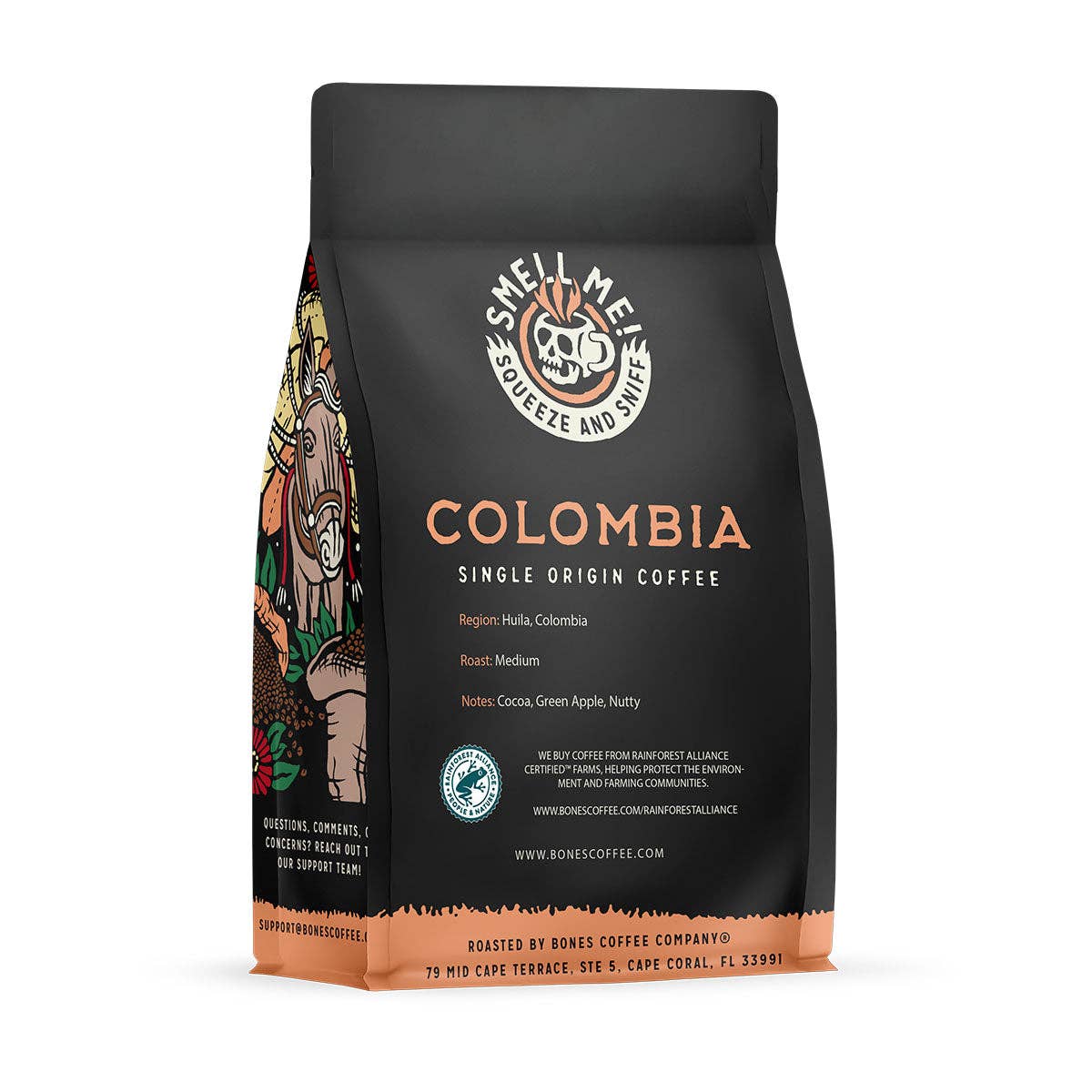 Bones Coffee Company – wholesale Coffee beans – Colombia Single-Origin Coffee | 12oz | Whole Bean & Ground5