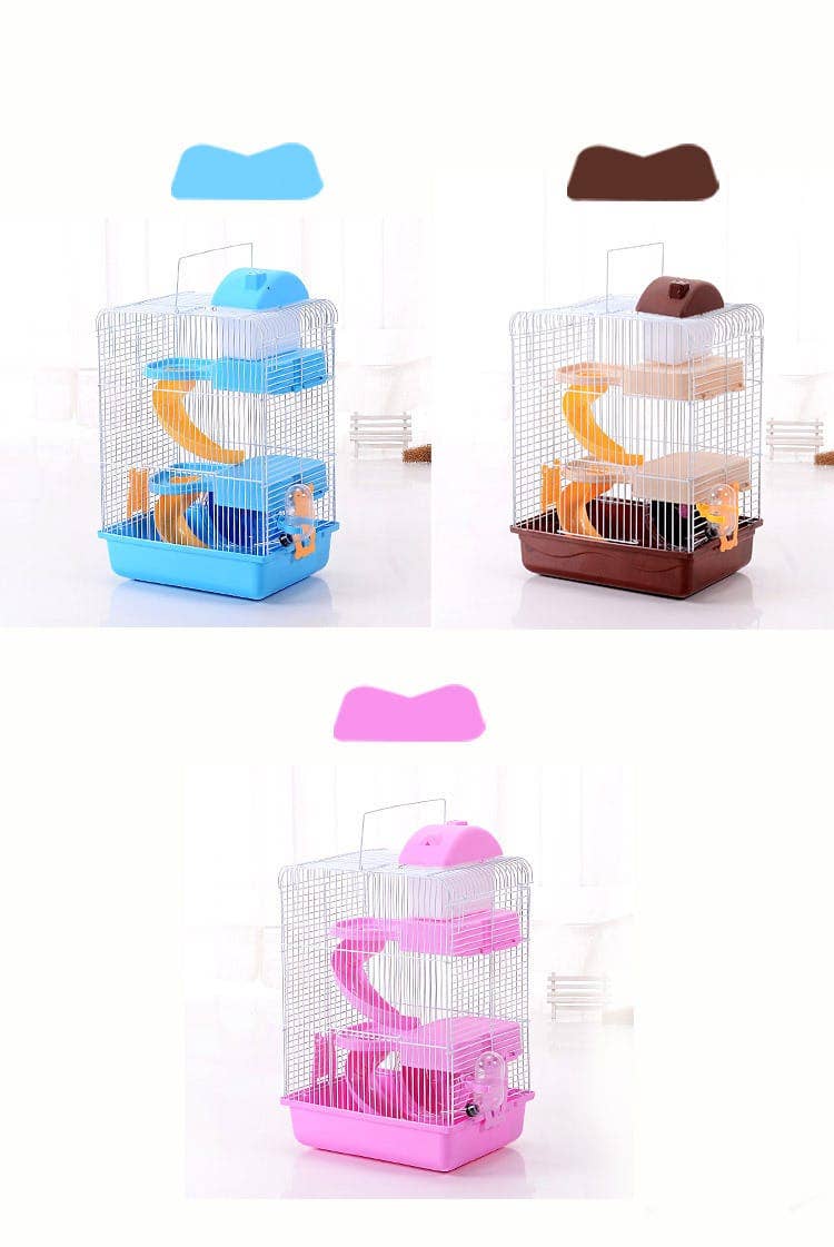 VIGOR - Wholesale Drawer Organizer - Three Storey Luxury Villa Cage Custom Fold, Hamster Cage Vil6