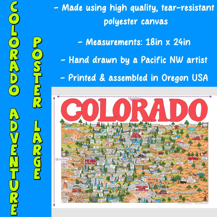 Land Of The Lost Girl - Wholesale Poster - Colorado Adventure Poster2