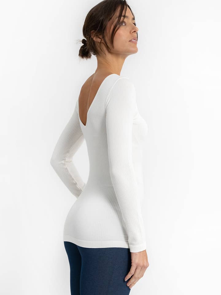 ELIETIAN - Wholesale Knit Top - Women's - Ribbed Reversible Long Sleeve23