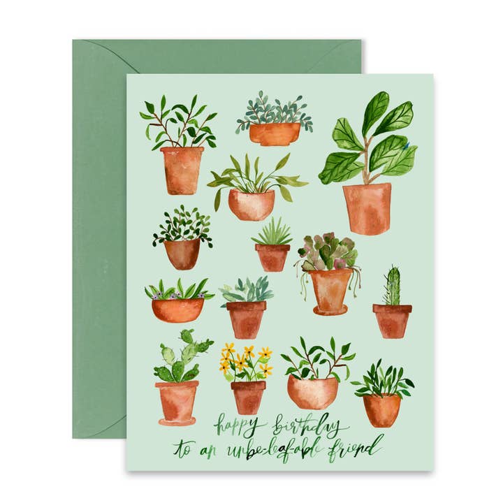 Unbe-leaf-able Friend for wholesale by Shannon Kirsten Illustration