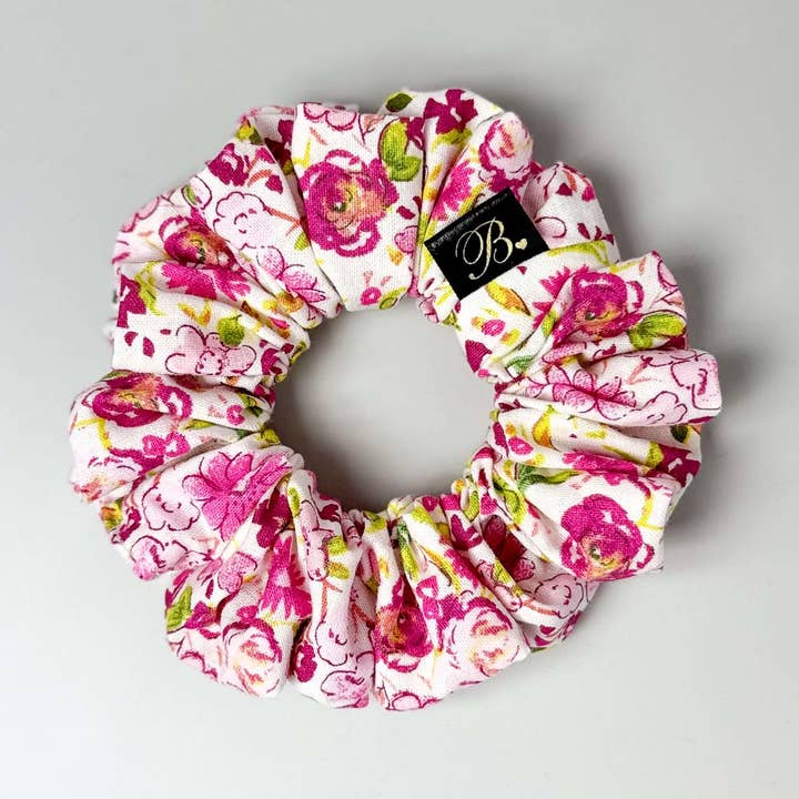 B. LUVV & CO. - Wholesale Scrunchie - Women's - Cotton Scrunchie in Garden Party