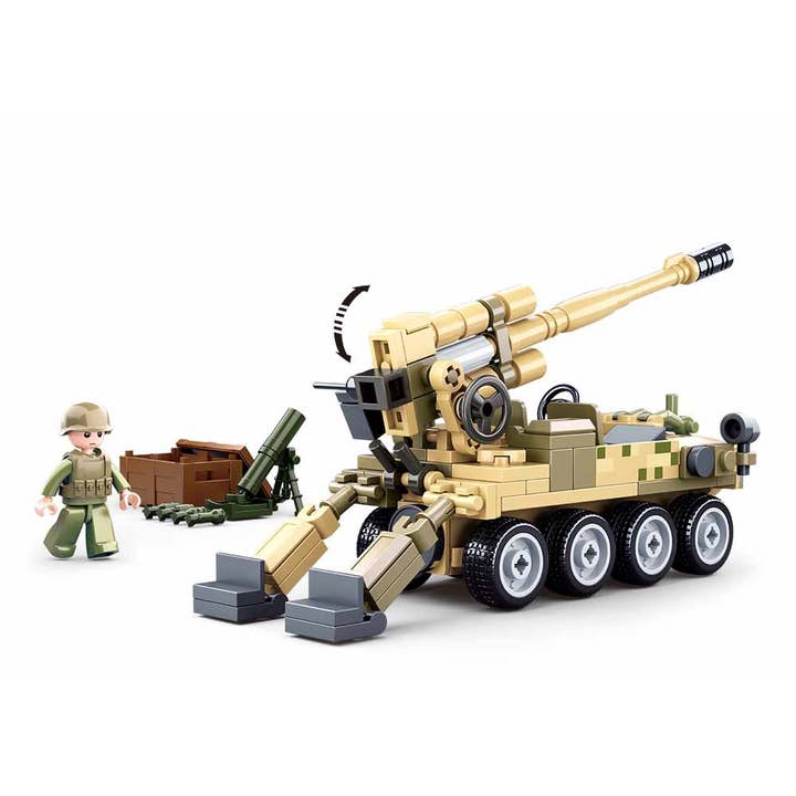 Texas Toy Distribution - Wholesale Building Set - Kids - Model Bricks Bobcat 8×8 All Terrain Assault Vehicle (161pcs)2