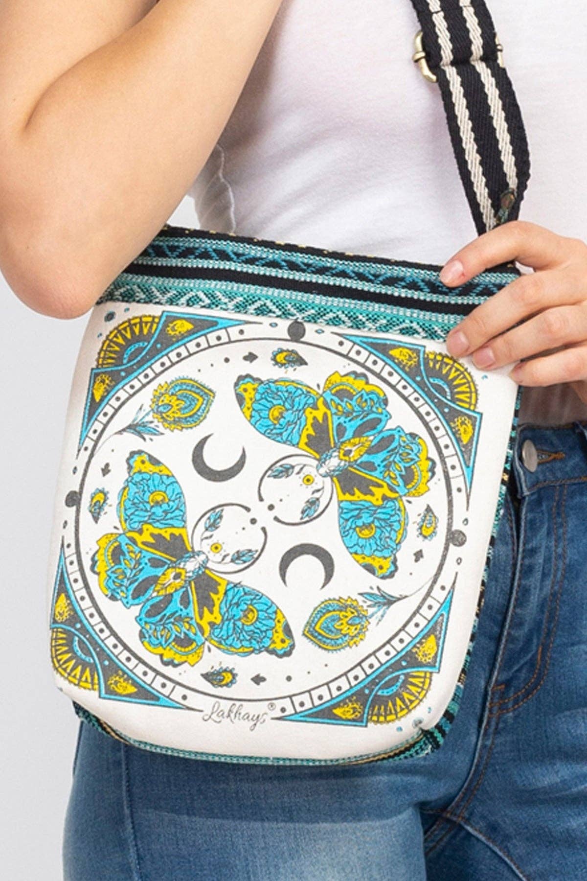 Lakhays Collection Inc. - Wholesale Crossbody Bag - Women's - Rustic Boho Shoulder Bag3