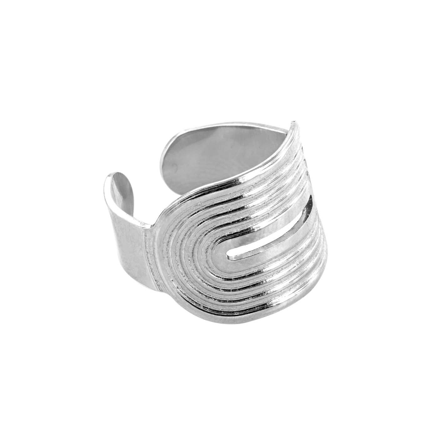 Lovelyday bijoux - Wholesale Band/Stacked Ring - 7 Chemins ribbon ring — Made in France — 18K Gold0