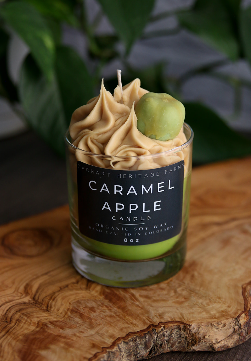 Carhart Heritage Farms - Wholesale Novelty Candle - Caramel Apple Candle2