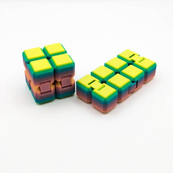 The Midnight Oil - Wholesale Fidget Toy - Kids - 3D Printed Infinity Fidget Cube2