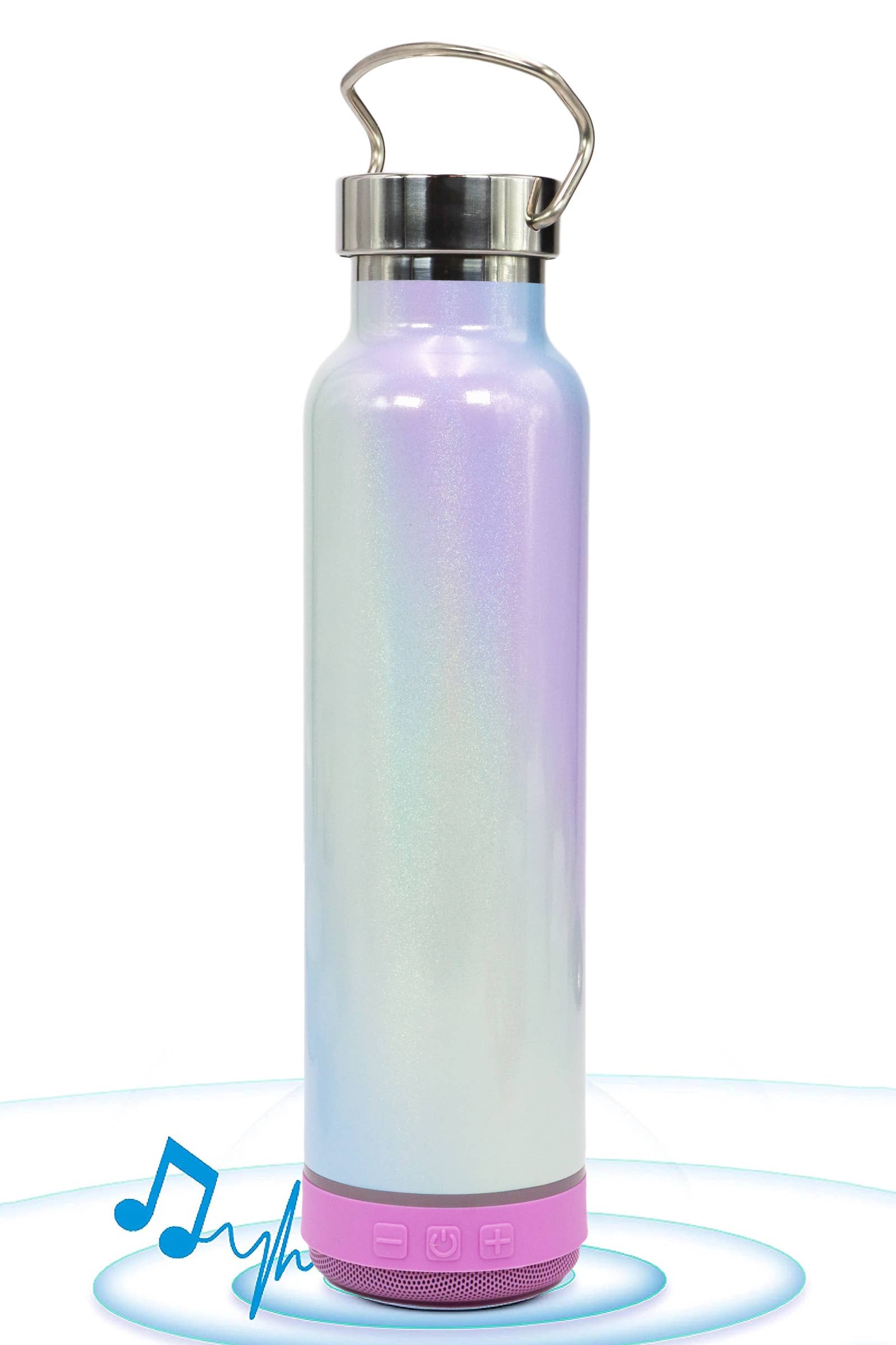 Cap Zone - Wholesale Insulated Mug/Tumbler - Pastel Ombre Insulated Tumbler w/Bluetooth Speaker8