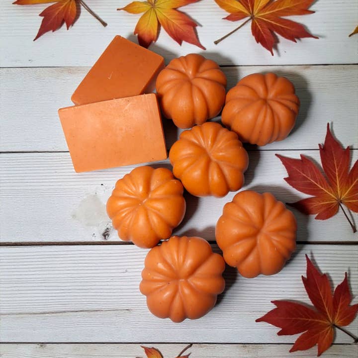 Amber Bath Co - Wholesale Bar Soap - Pumpkin Spice Soap Minis2