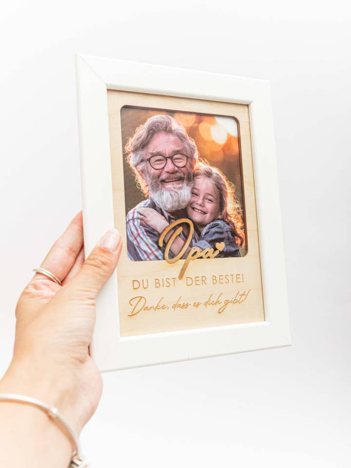 Cadre photo PAPI - Tu es le meilleur – Merci pour la vente par HANDMADE von Mia FÜR DICH