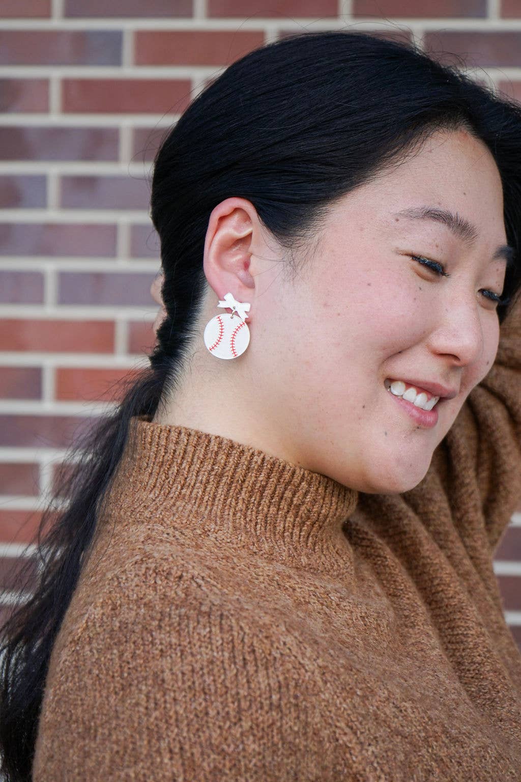 Spiffy & Splendid - Wholesale Dangle Earrings - Bow Baseball Earrings // Jewelry, Earrings, Game Day5