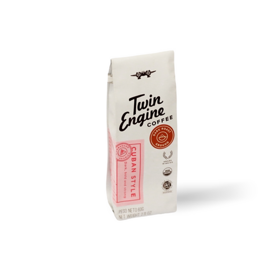 Twin Engine Coffee - Wholesale Ground Coffee - Traveler 1-Pot Organic Specialty Fair Coffee / Cuban Style2