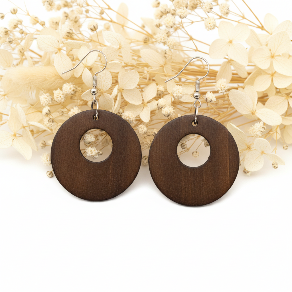 Produtos Namasté - Vendita all'ingrosso Orecchini pendenti - Orecchini - Legno0