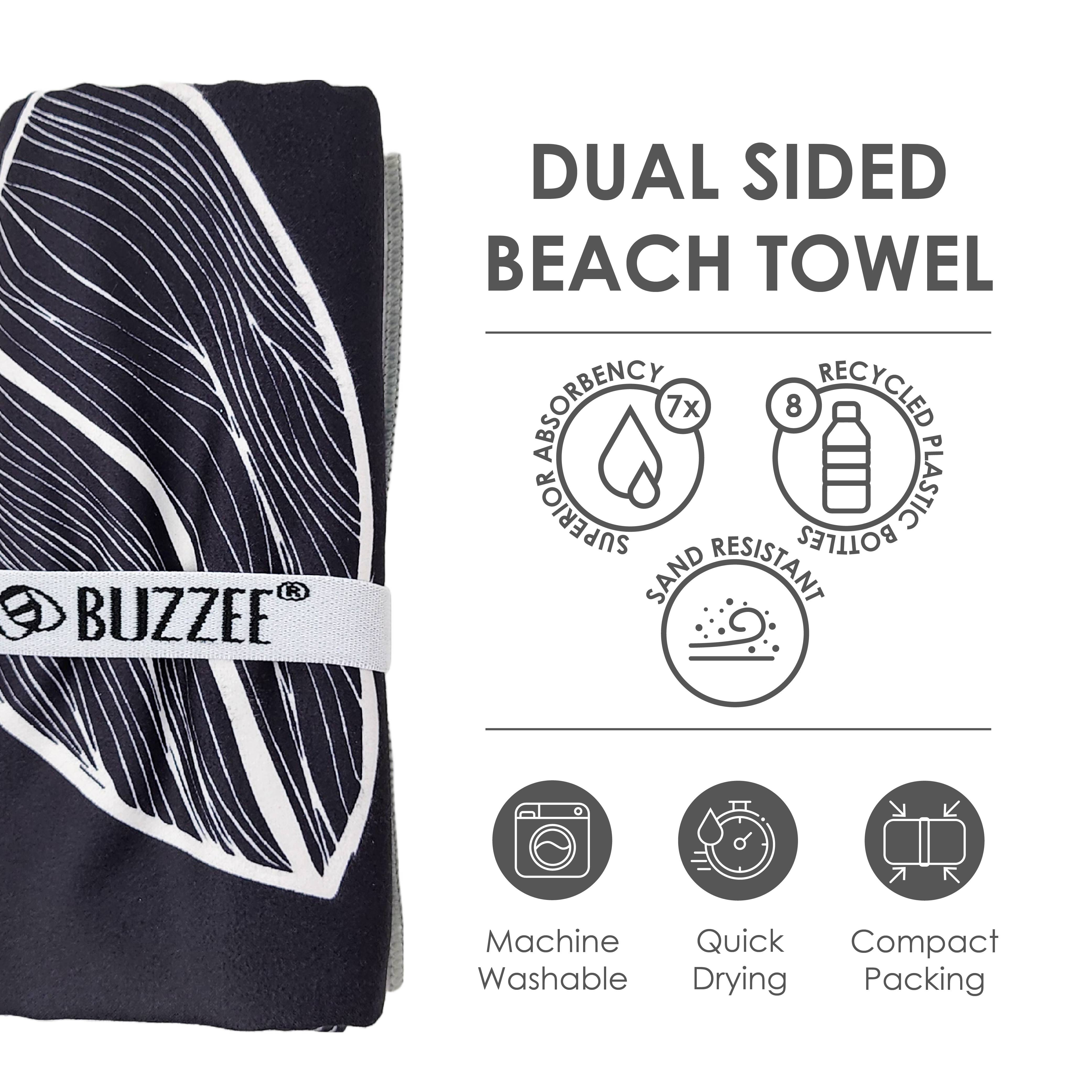 Buzzee - Wholesale Beach Towel - Sand Resistant Beach Towels - Double Sided Beach Towels13