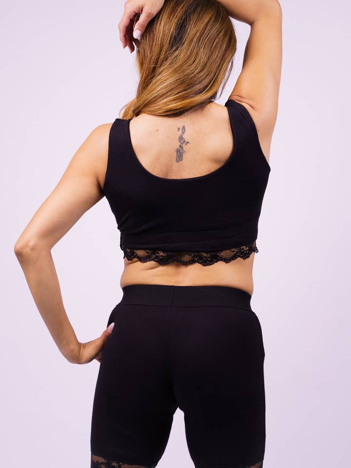 Biker Shorts with Lace Adaptive for wholesale by SPARKIES