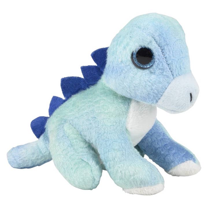 3.5" MIGHTY MIGHTS STEGOSAURUS LLB Plush Toys for wholesale by La Luna Bella - Toys