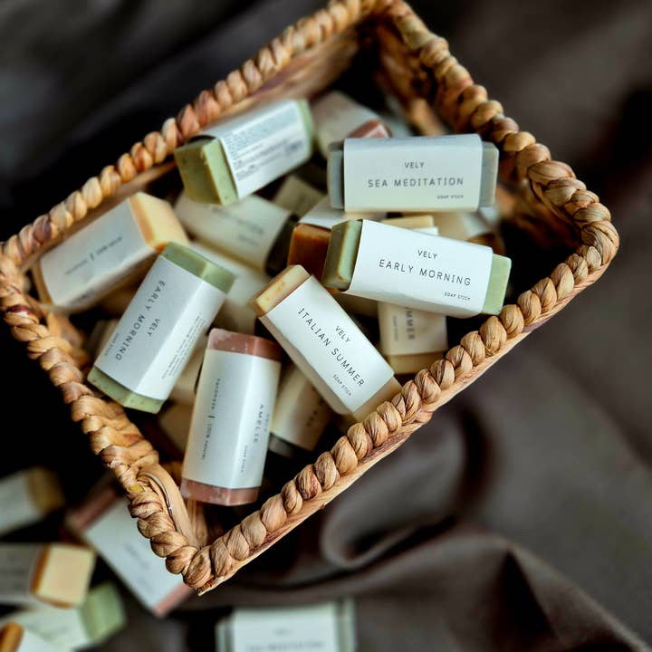 The Vely Soapery – wholesale Bar Soap – Natural Mini Soap, Guest Soap "Italian Summer", 50g2