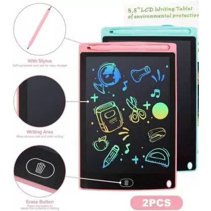 PR GROUPS LLC - Wholesale Drawing Board - Kids & Baby - LCD Writing & Drawing Board for Kids- Assorted2