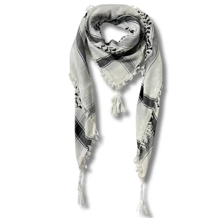 Palestinian Elegance - Wholesale Scarf - Women's - Palestinian Elegance Kuffiyeh Scarf - Buy Kuffiyeh Scarf Online