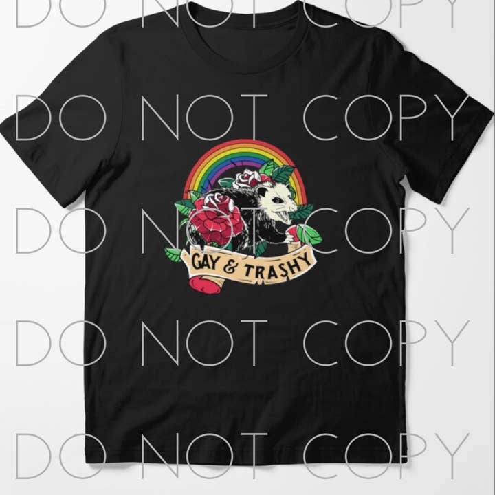 Schwul & Trashig Vollfarbe (Erwachsene) für den Großhandel von Heat Transfer Hub