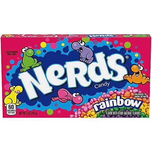 Long Island Candy Factory - Wholesale Hard Candy - Nerds Rainbow 5 ounce 12 count Theater Box