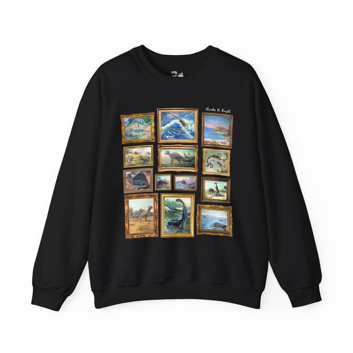 Dinosaur Lover Art History Sweatshirt for wholesale by Opal and June