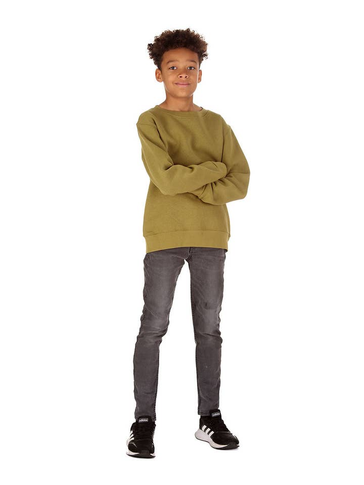 Trendy Toggs Kids Original Olive Green Sweatshirt for wholesale on Faire1
