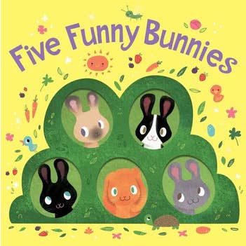 Five Funny Bunnies Board Book for wholesale by HarperCollins