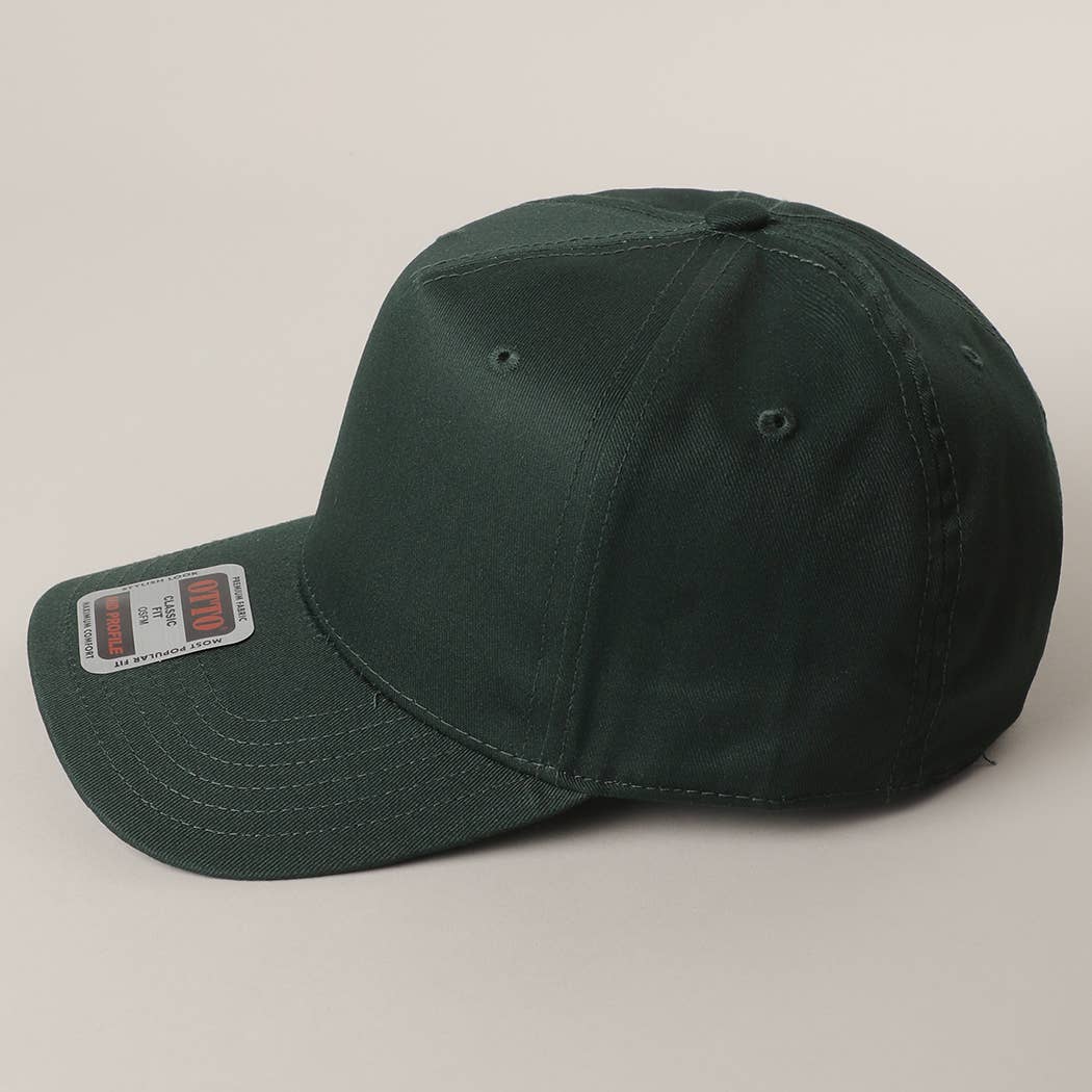 Fashion City - Wholesale Trucker Hat - Unisex - Solid Color OTTO 5 Panel Mid Profile Trucker Hat 6