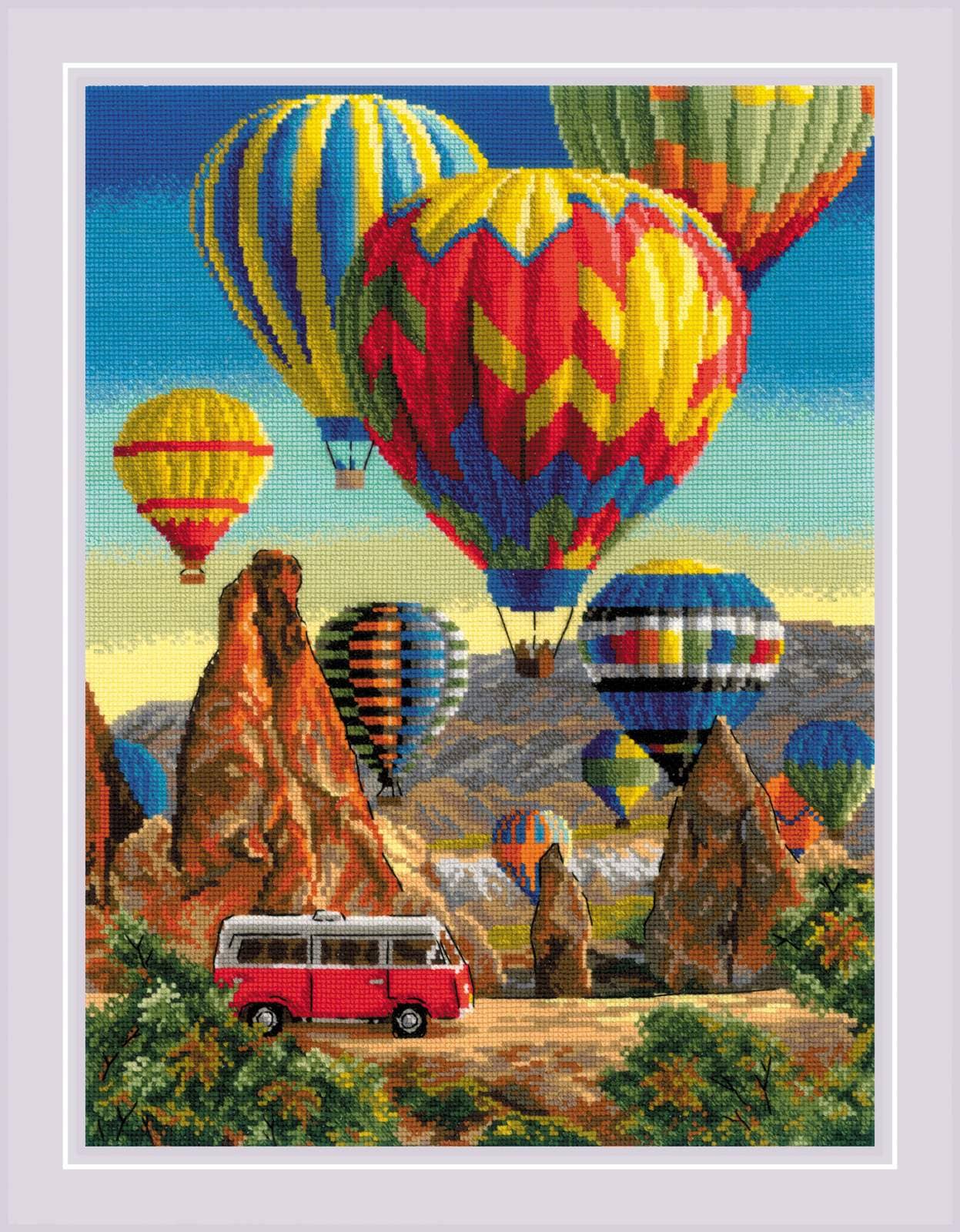 RIOLIS - Wholesale Embroidery/Cross Stitch Supplies - Cross Stitch Kit From Riolis 2021 Festival In Cappadocia