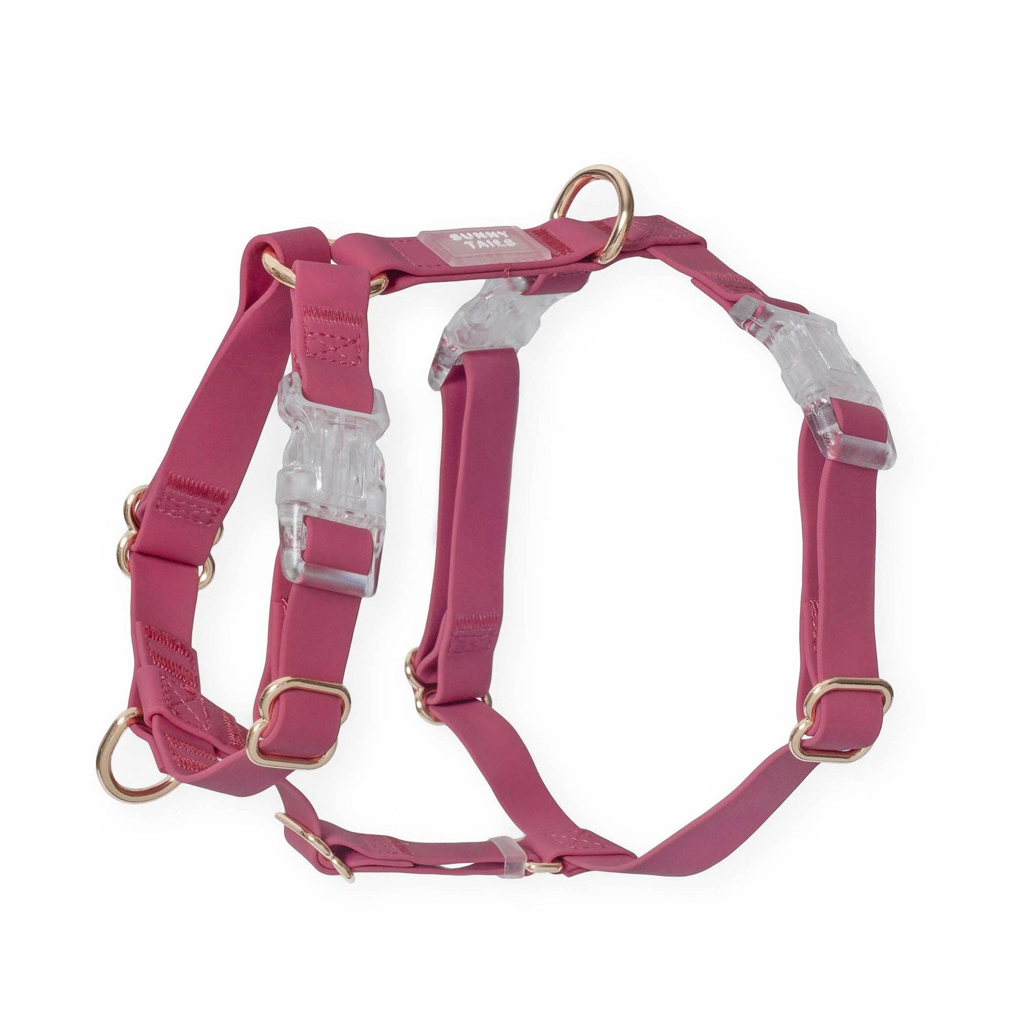 SUNNY TAILS - Vente Harnais – chien - Harnais pour chien Mulberry Burgundy Cloud Lite1