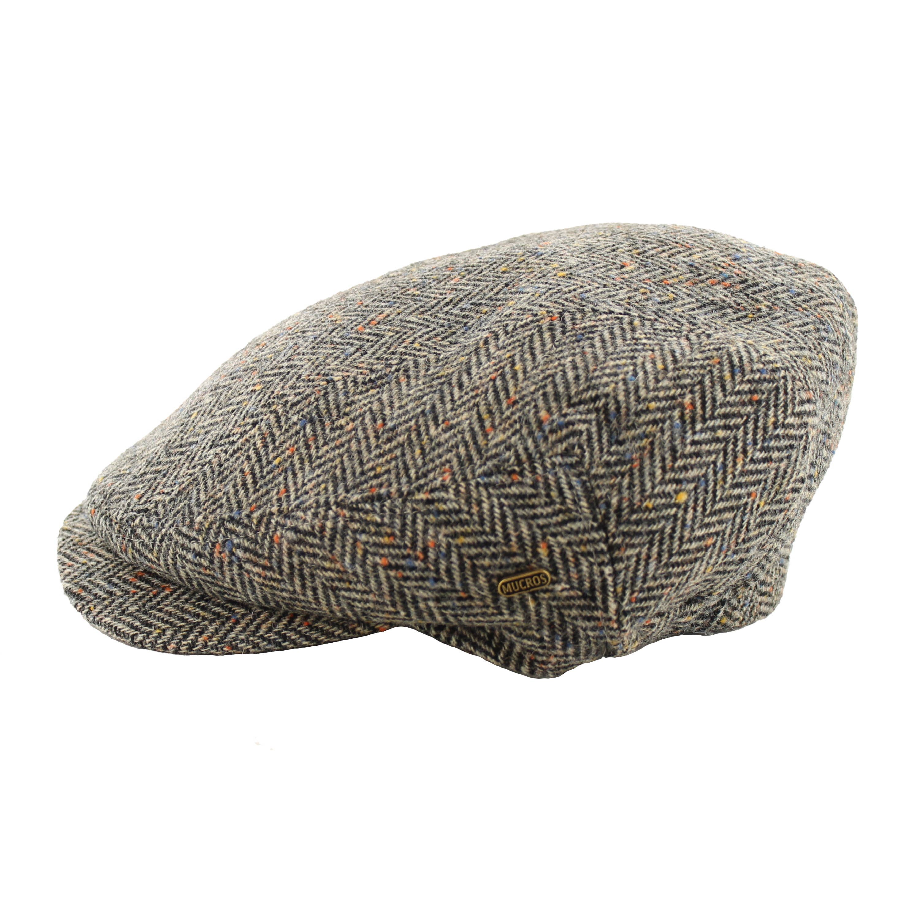Mucros Weavers - Vente Casquette gavroche – homme - Casquette Kerry pour homme en tweed 100 % laine avec doublure matelassée et dos élastiqué1