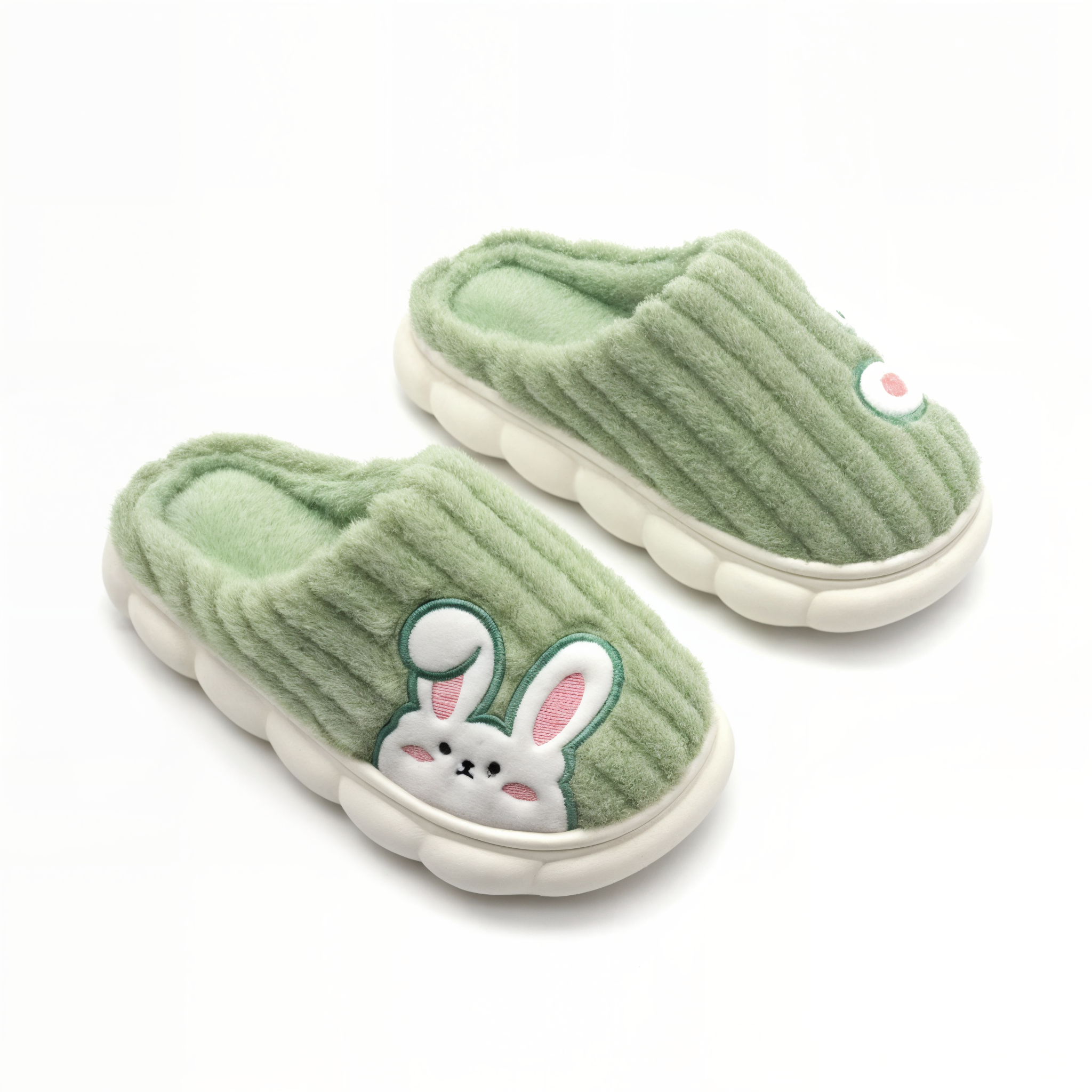 FLUFFERY - Wholesale Slippers - Kids - Adorable Bunny Plush Slippers for Kids (12-Pair Pack)4