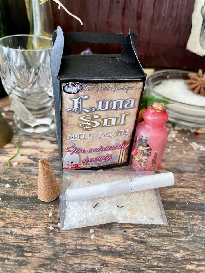 Bouteille à sorts BEAUTY & CONFIDENCE | Kit de sorts | Witchcraft pour la vente par Black Dahlia Boutiques