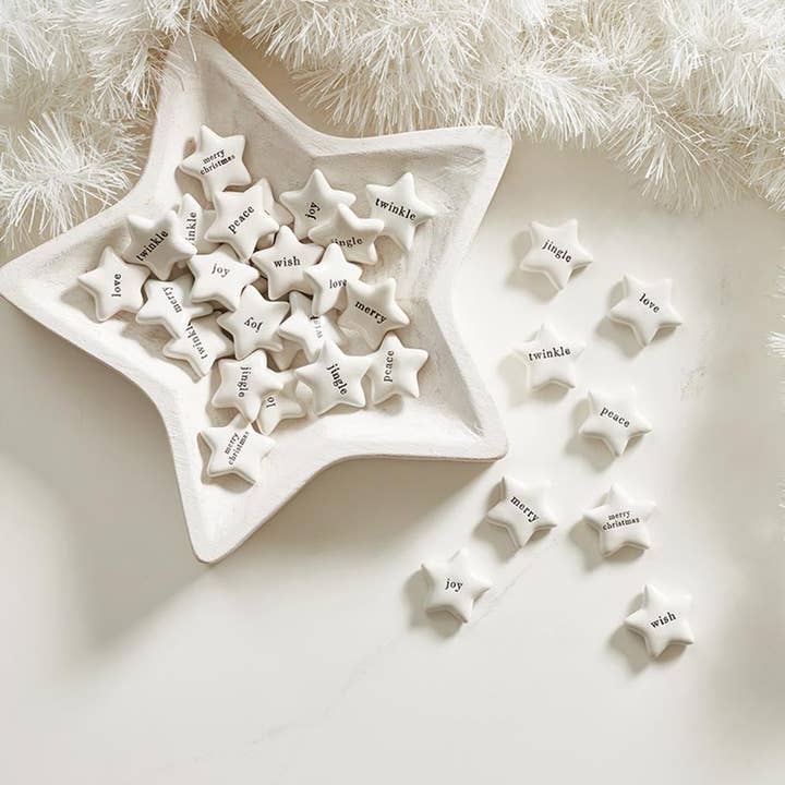 Santa Barbara Design Studio by Creative Brands - Wholesale Decorative Tabletop Object - Ceramic Star - Twinkle