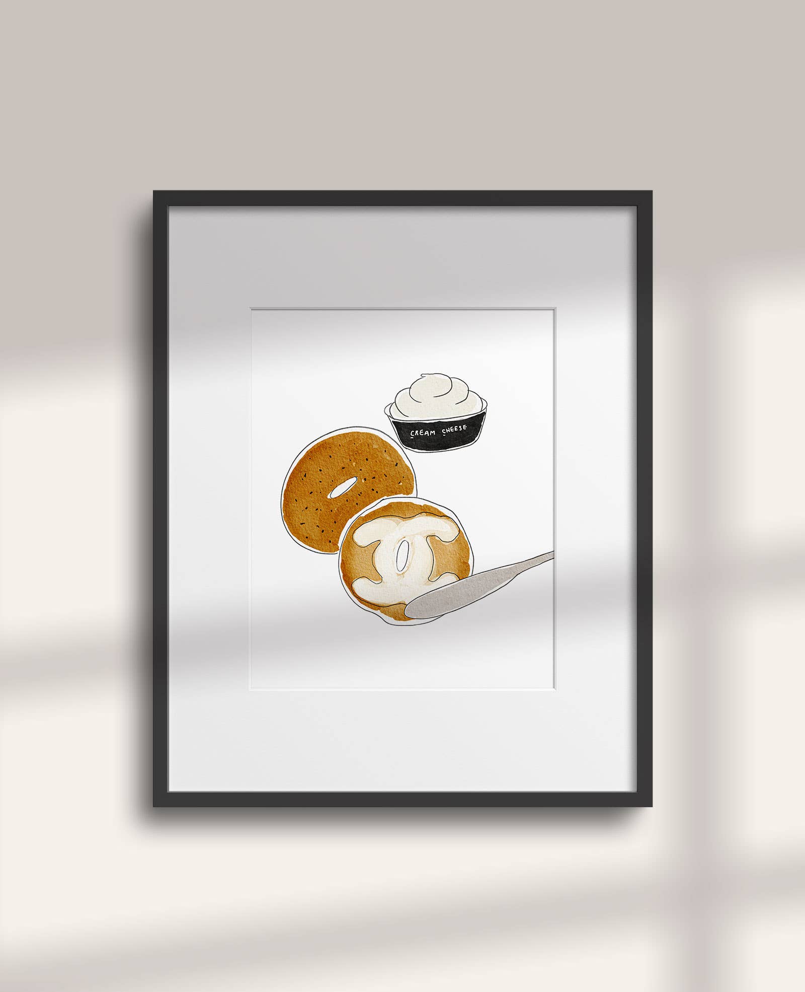 My Ohh My Studio - Wholesale Art Print - Bagel Art Print