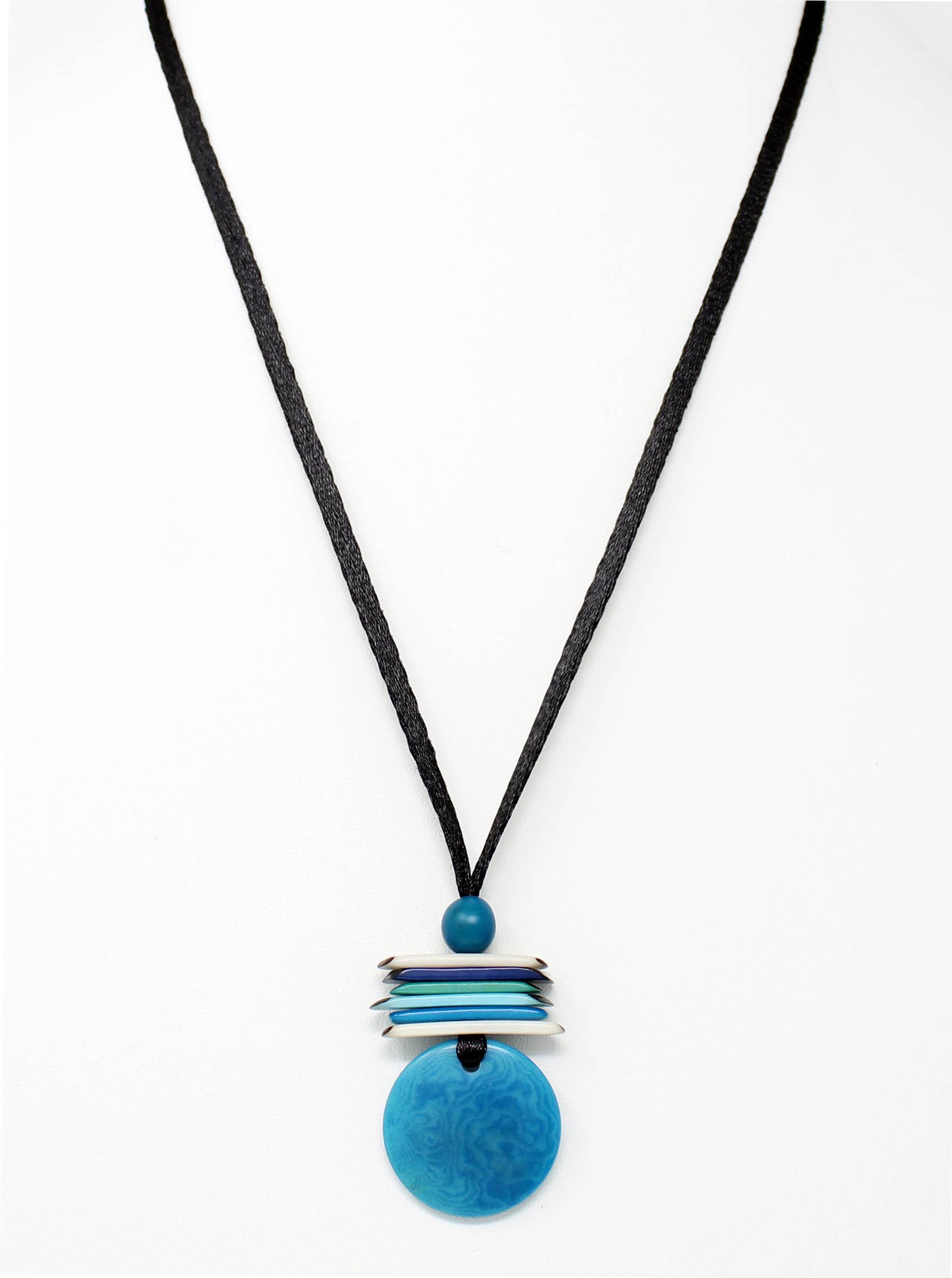 Muichic Natural Jewelry - Wholesale Pendant/Charm Necklace - Coin Tagua Pendant Handmade Fairtrade Lightweight1