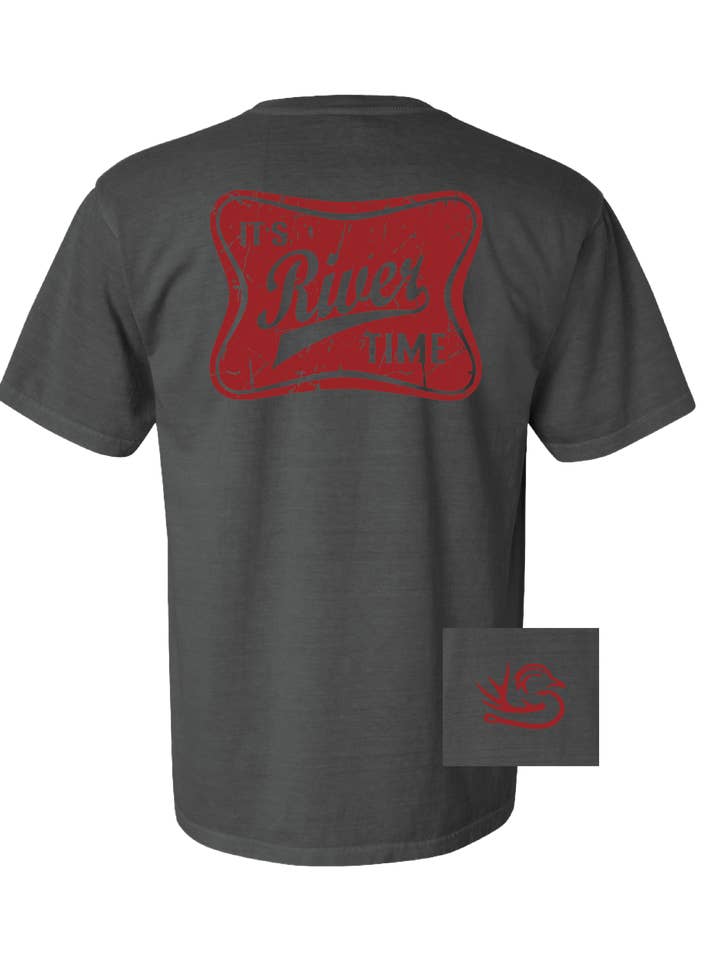 Southern Down Outfitters - Wholesale Screen printed t-shirt – Men′s - Rivertime Tee0