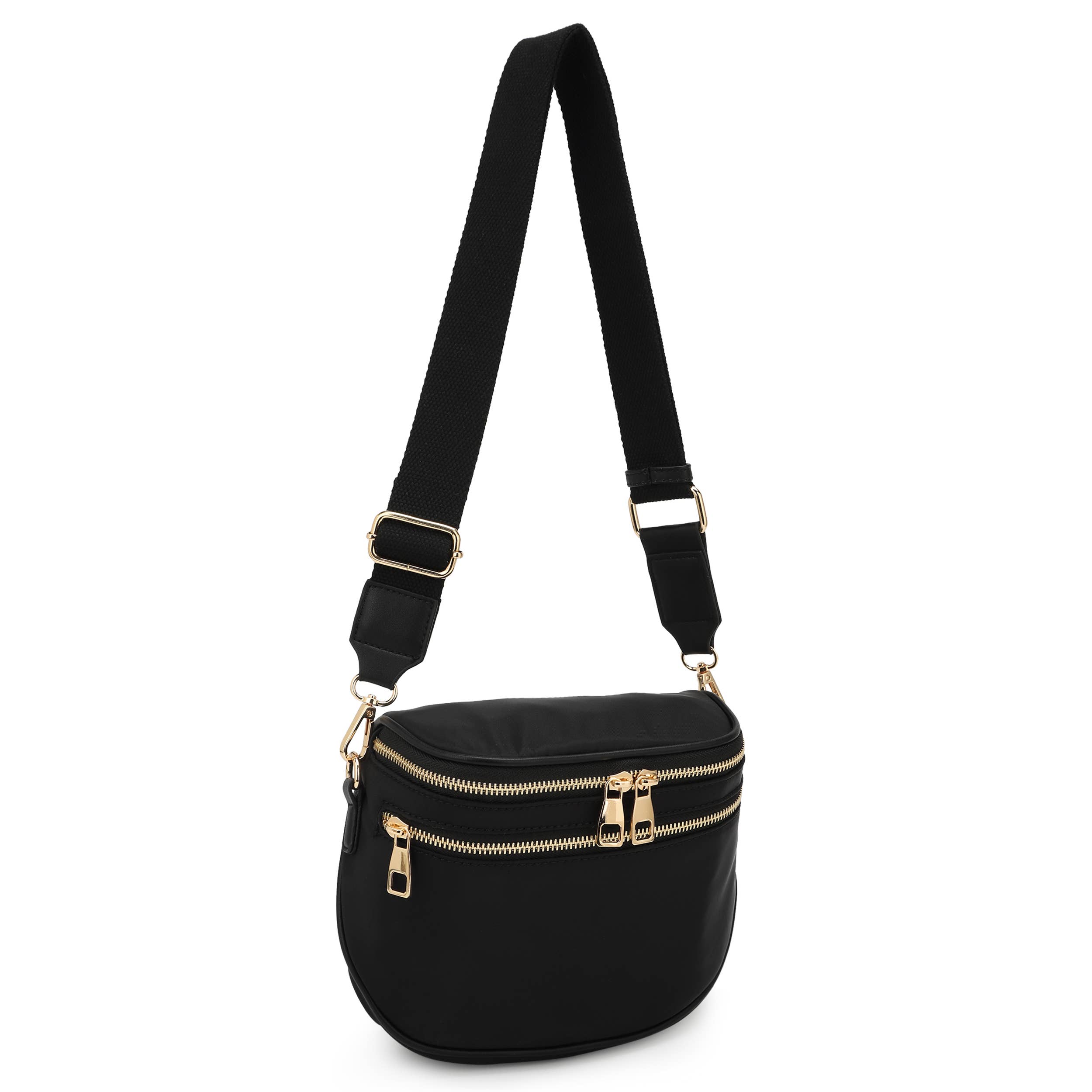 KAYLA+AVA - Wholesale Crossbodytas - Dames - Courtney Modieuze lichtgewicht nylon draagtas/heuptas 9