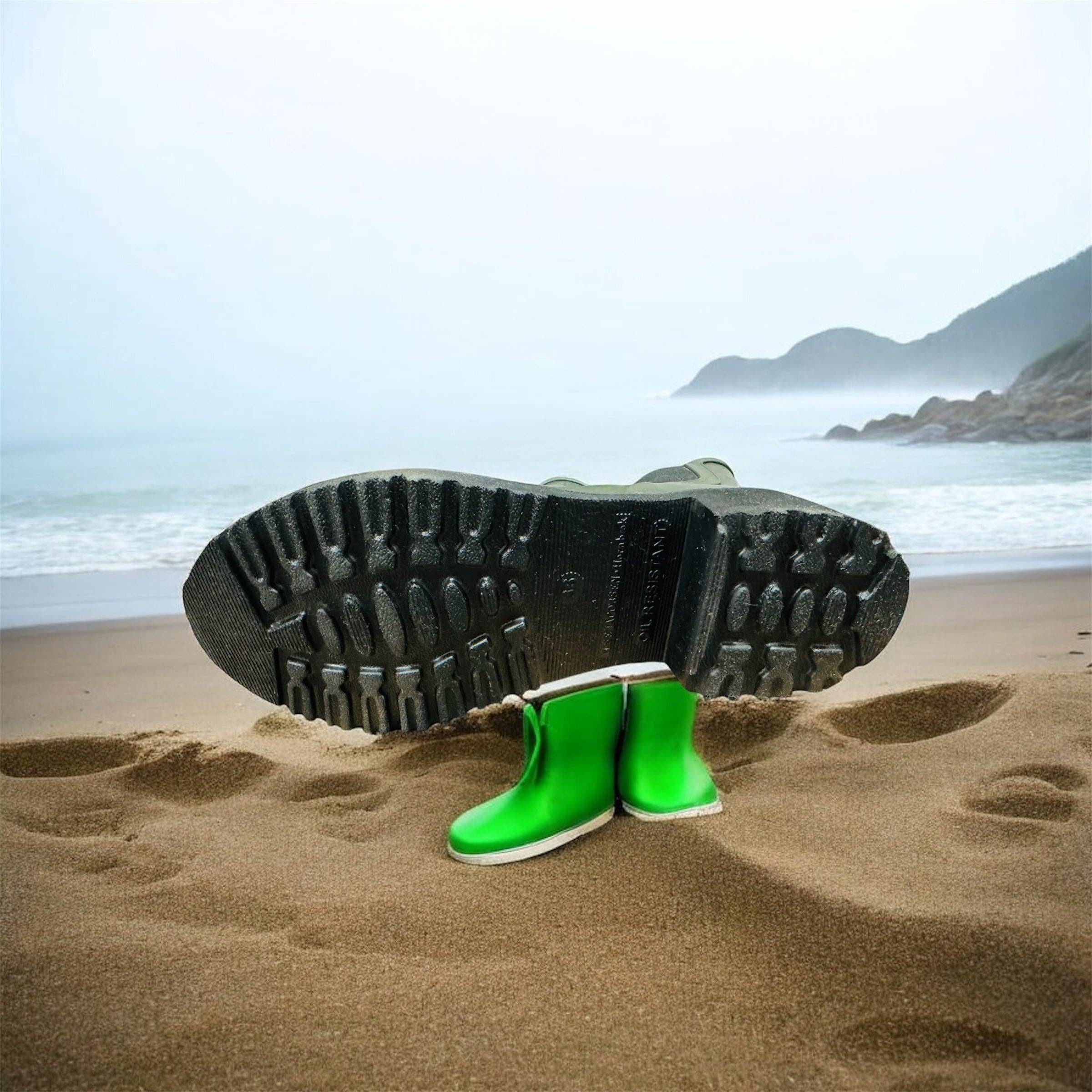 Ilse Jacobsen Women's Rubber Boots High Heel Low RUB47 In Army Manufacturer Number: Rub47 410 Army (Last Pieces) for wholesale on Faire4