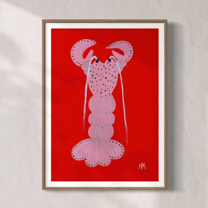 Homard rose pour la vente par Nancy McKie